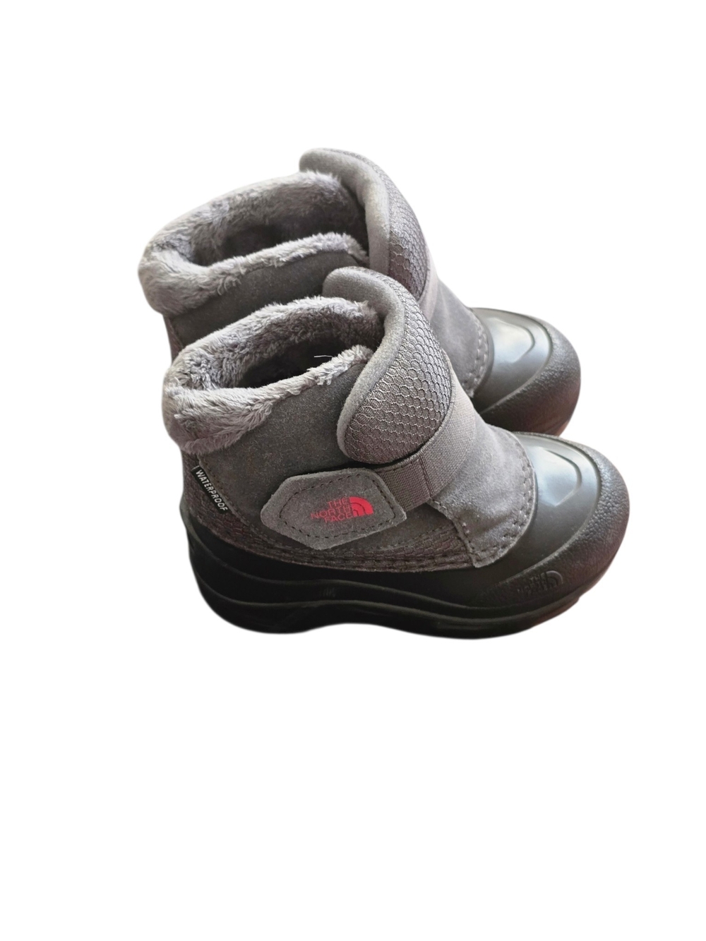 The North Face Toddler Gray Alpenglow II Insulated Winter Boots Size 8